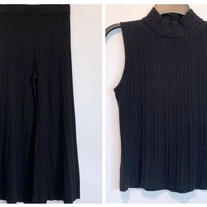 Revolve House of Harlow Ribbed Knit Mock Tank & Pants Set